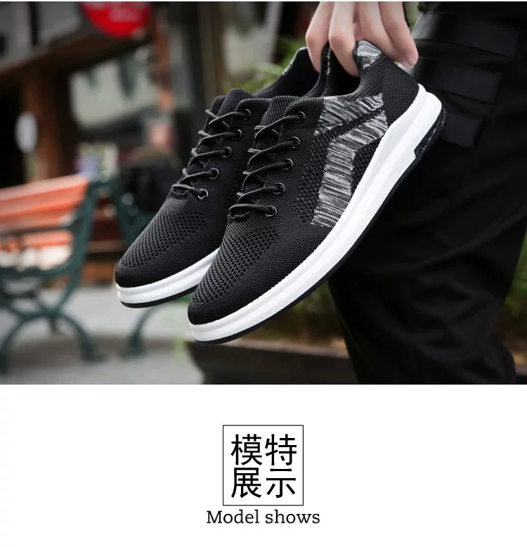 Của nam giới thường giày mới thấp để giúp học sinh hoang dã sneakers thanh niên mùa xuân và mùa thu lưới thoáng khí giày nam thủy triều