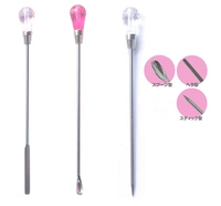 Dụng cụ làm móng tay Nhật Bản Nail Stirring Spoon Nail Ba Lan Keo dán trị liệu - Công cụ Nail đồ làm nail