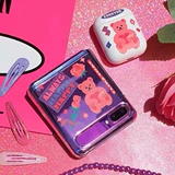 Ретро ноутбук, брендовая наклейка, мобильный телефон, водонепроницаемый чемодан