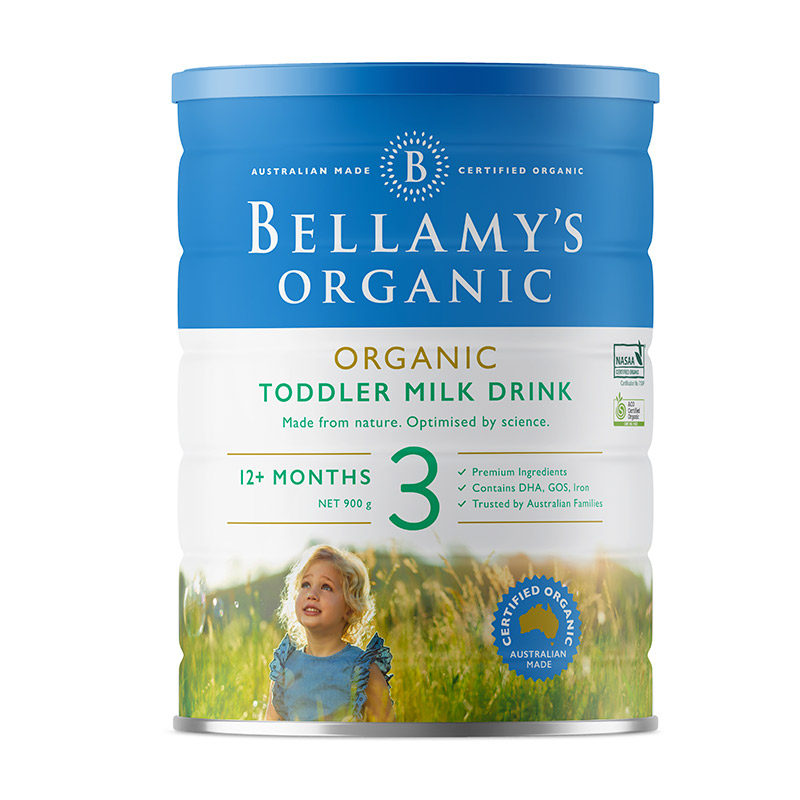 Australian Bellamy Bellamys Organic Infant Formula Milk powder 3 paragraphs (1-3 years old) 900g cans