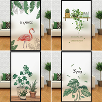 Frosted window glass sticker anti-peep window paper anti-light toilet toilet bathroom transparent opaque film