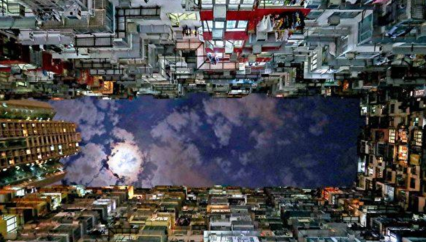 香港高樓之上的明月夜 宛如蒼穹 淘寶海外 香港高樓之上的明月夜 宛如蒼穹 淘寶海外