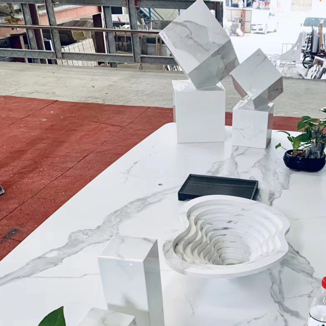 Stone crafts gifts decoration private custom natural marble jade home accessories personality design processing foreign trade proofing