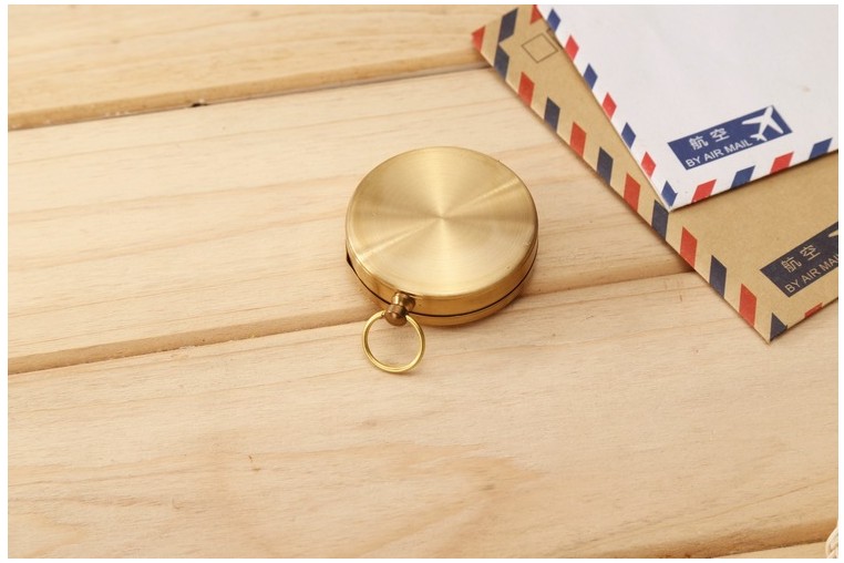 Đồng hồ bỏ túi G50 retro lật la bàn đồng tinh khiết kim loại ngoài trời leo núi đa chức năng với vỏ dạ quang - Giao tiếp / Điều hướng / Đồng hồ ngoài trời đồng hồ movado nam