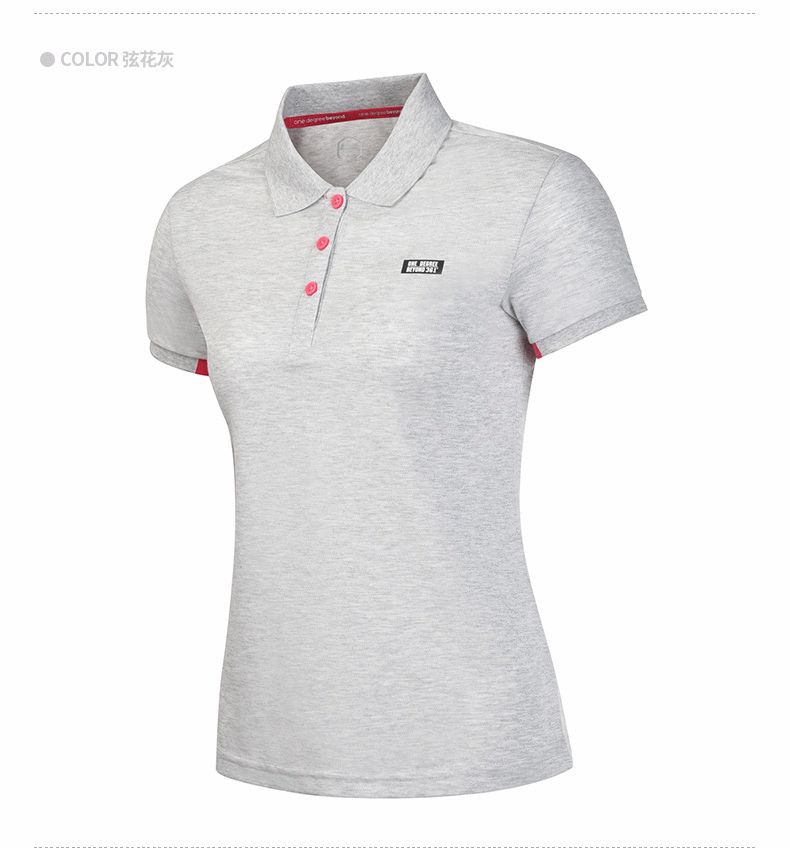 Áo sơ mi nữ tay ngắn 361 áo thun nữ tay ngắn 2019 mùa thu mới 361 độ chính thức áo sơ mi nữ thoáng khí đích thực - Áo polo thể thao áo polo nam đẹp