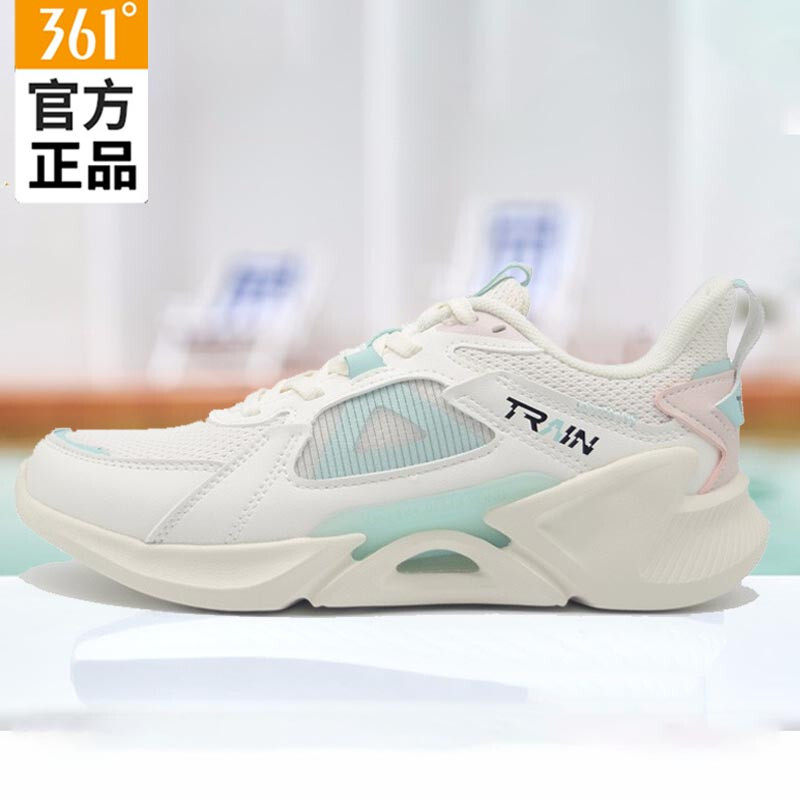 361 Women Shoes Sneakers Spring New Comfort Light Netting Casual Shoes Comfort Breathable Trend Integrated Training Shoes