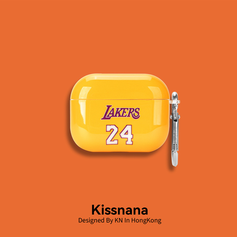 Kissnana Earphone Protective Case Kobe No. 24 Earphone Cover ins New Model Suitable for Apple Airpods4 Soft Shell Wireless Bluetooth Pro Third Generation High-End Feel 3 First and Second Generation Personalized 2 Simple 1