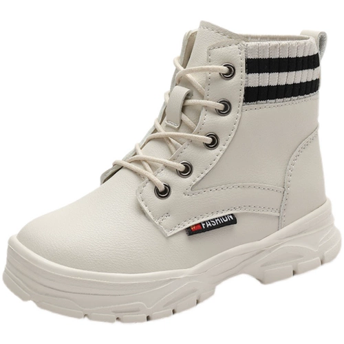 Martens, весенние детские ботинки, демисезонные короткие сапоги в английском стиле для мальчиков, коллекция 2021, подходит для подростков, в британском стиле