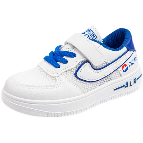 Белая обувь для мальчиков, летняя детская спортивная обувь, кроссовки, подходит для подростков