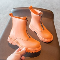018 одиночные ботинки оранжевый