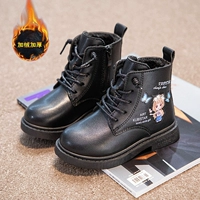 9586 хлопковые сапоги черные