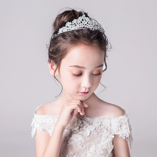 Детский аксессуар для волос для принцессы, ободок, свадебное платье, корона, подарок на день рождения