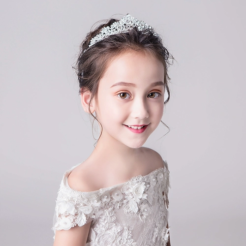 Детский аксессуар для волос для принцессы, ободок, свадебное платье, корона, подарок на день рождения