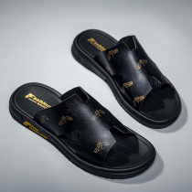 Mens slippers 2021 new summer non-slip wear ins tide indoor home Bath Beach