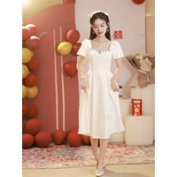 Весна и лето белые короткие рукава длинные fms2291