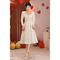 Белый средний с длинным рукавом FMS1122