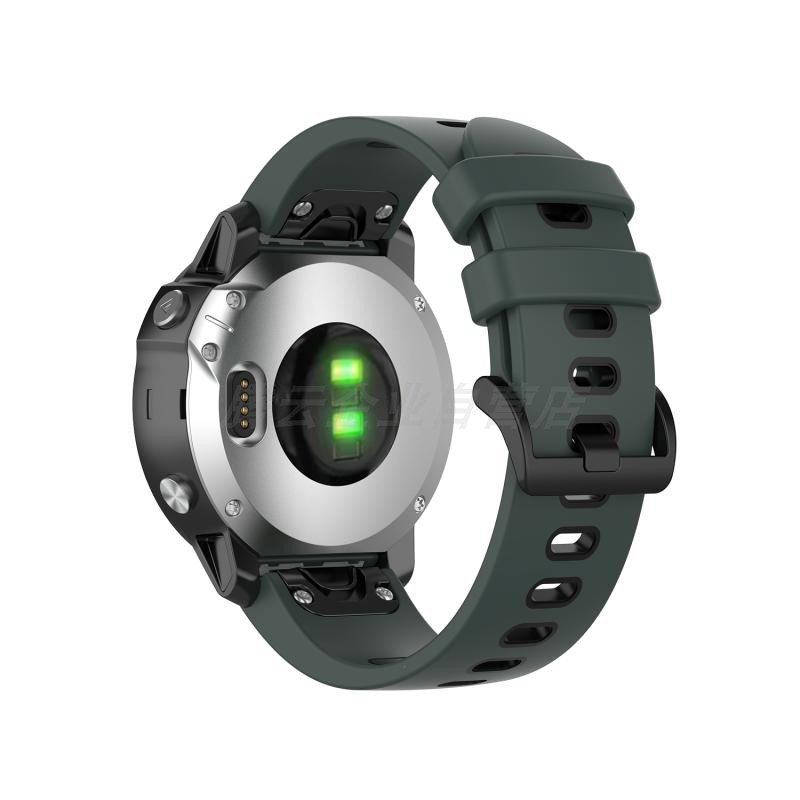 限時優惠 清風數碼 Garmin 佳明 Fenix 6x 手錶帶 液態硅膠 Fenix 6x Pro 雙色腕帶 撞色硅膠 替換腕帶