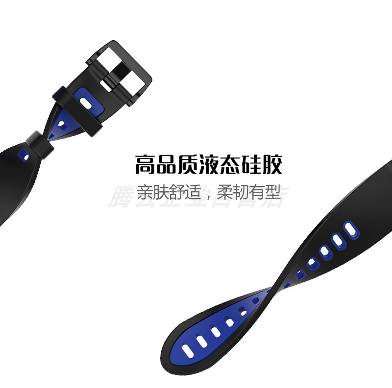 限時優惠 清風數碼 Garmin 佳明 Fenix 6x 手錶帶 液態硅膠 Fenix 6x Pro 雙色腕帶 撞色硅膠 替換腕帶