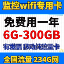  Mobile pure traffic card Package Annual card Portable WiFi traffic card 4g5g plug-in card Router monitoring vending machine GPS