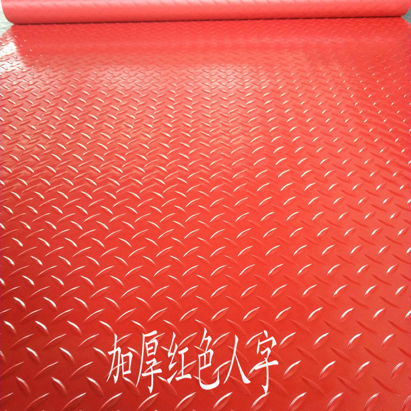 PVC plastic thickened floor mat Kitchen powder room non-slip waterproof mat Full floor corridor workshop wear-resistant carpet doormat