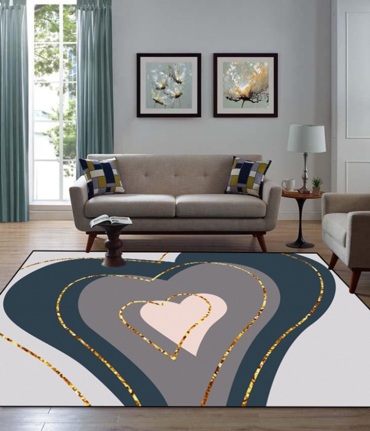 Đơn giản Bắc Âu ins hồng cô gái trái tim phòng khách sofa thảm phòng ngủ phòng cà phê bàn ​​mat đầu giường chăn hiện đại - Thảm thảm trải sàn phòng ngủ