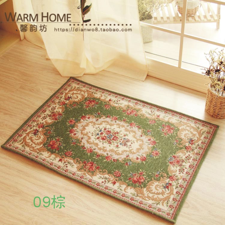 [Multi-kích thước] Châu Âu mục vụ Dorni Jacquard thảm non-slip thấm mat thảm cửa thảm nhà hiên mat