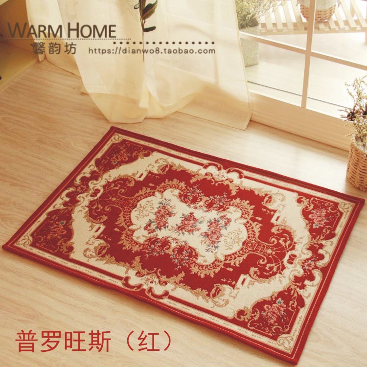 [Multi-kích thước] Châu Âu mục vụ Dorni Jacquard thảm non-slip thấm mat thảm cửa thảm nhà hiên mat