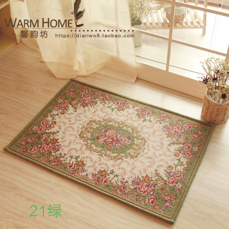 [Multi-kích thước] Châu Âu mục vụ Dorni Jacquard thảm non-slip thấm mat thảm cửa thảm nhà hiên mat