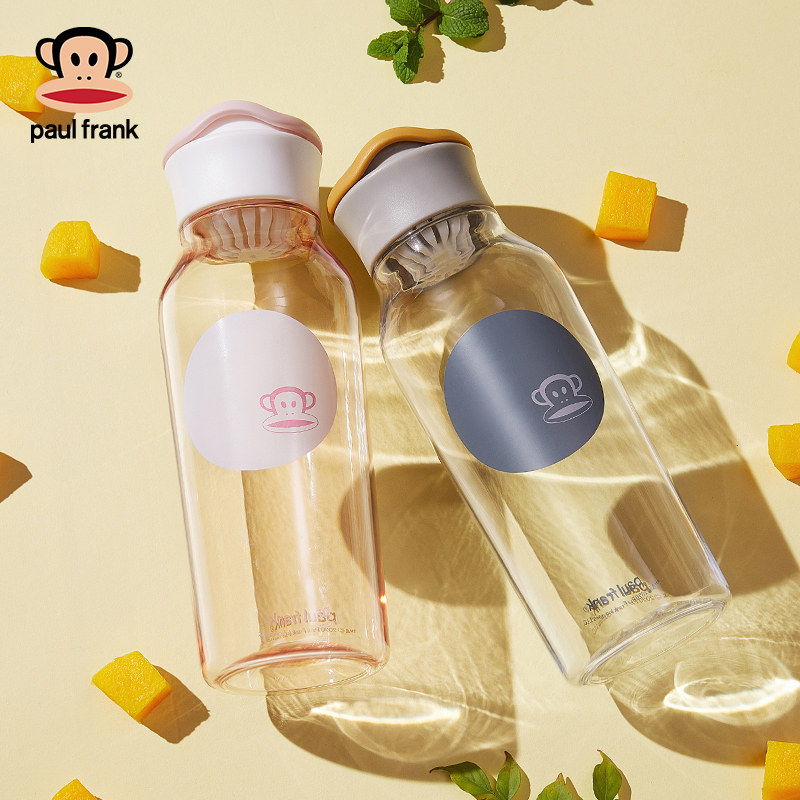 Paulfrank 大嘴猴 Tritan材质 夏季防摔带茶漏随身杯 水杯 500ml 天猫优惠券折后￥29包邮（￥69-40） 多色可选
