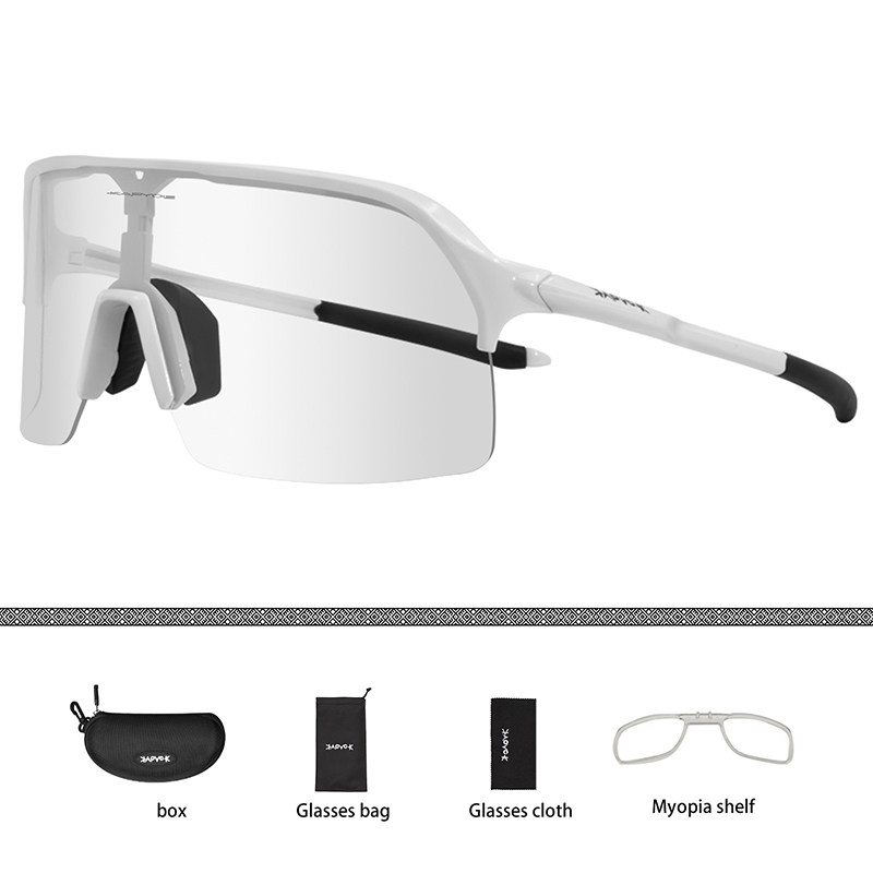 Outdoor mountain bike riding glasses Kapvoe photochromic sunglasses 9412 Fashion running sunglasses 