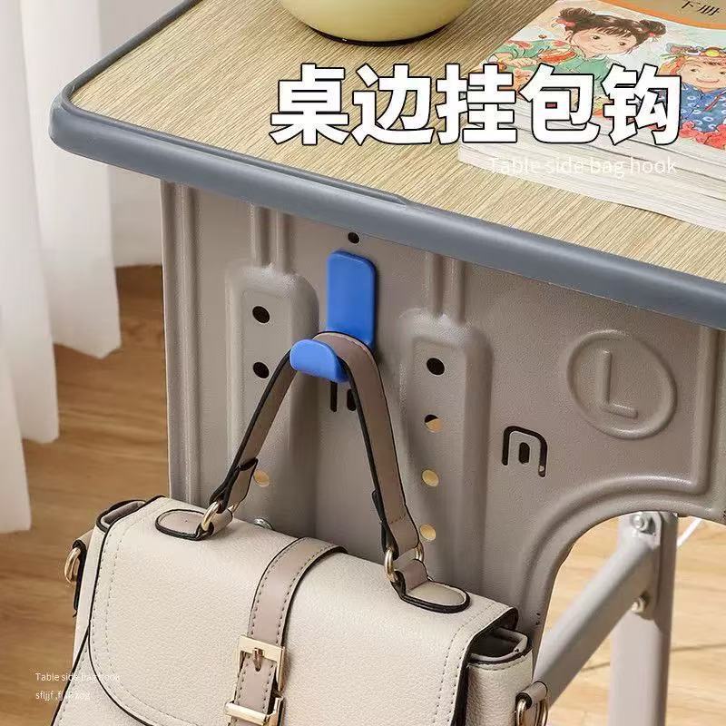 School Bag Hook for Desks, a Must-Have for Elementary Students, No-Drill Required, Special Hook for School Desk Sides, Side Hook for Attaching to the Desk