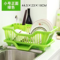 gluttonous a bowl basket put bowl rack plate water control appliance drain bowl rack countertop single-layer dish chopsticks kitchen rectangle