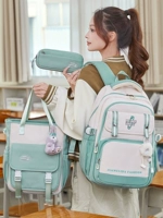 Зеленый комплект, вместительная и большая подвеска, 3 предмета