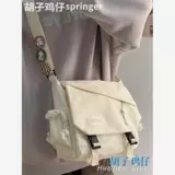 Вместительная и большая брендовая японская ретро сумка через плечо, сумка на одно плечо, в японском стиле, Южная Корея