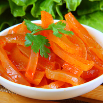 There are friendly cow leather crystal 100g*50 bags of cuminous spicy cow leather and snack snack to eat wine Chongqing