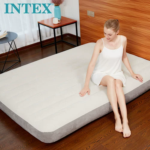 Intex, матрас, портативный быстрый кушон для домашнего использования, увеличенная толщина
