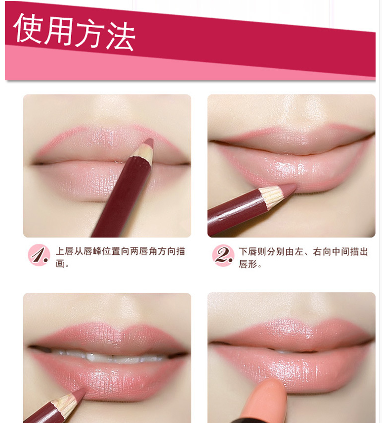 Matte nhung lip liner chính hãng không thấm nước lâu dài không đánh dấu khỏa thân màu cắn môi trang điểm matte tranh lip bút chì son môi bút son bút chì colourpop	