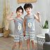 Childrens vest bộ quần short 1 nam và nữ bé bông 2 trẻ em hai bộ quần áo không tay mỏng thở 3 mùa hè 4. 