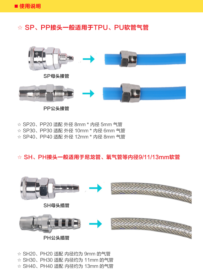 bình tích áp khí nén Dongcheng công cụ khí nén khí quản khí nén khí máy nén khí gió nhanh chóng khớp tee đơn vượt qua nam đầu 8 mm 	súng phun bọt tuyết bằng khí nén