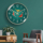 Бесшумные настенные часы Jiuyu Jufu clock простые настенные часы для гостиной, круглые домашние часы, креативное украшение, кварцевые часы mini 3