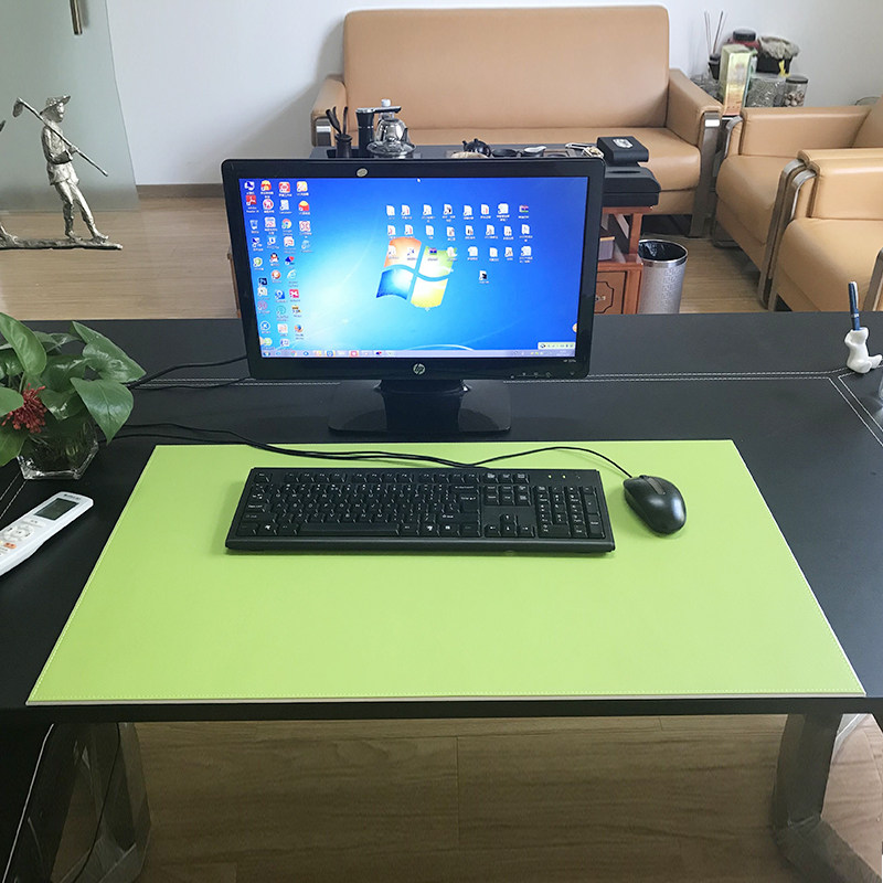 Leather desk mat large shift business pad laptop laptop mouse pad waterproof writing desk operation mat