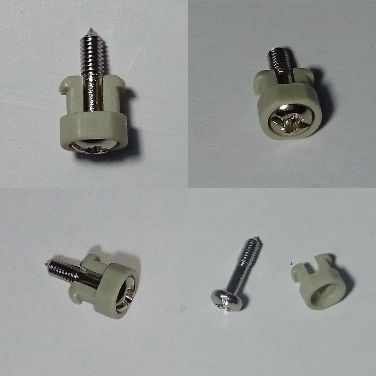 Schroff Pentium m2 5-piece non-removable ruler with plastic screw caps without nuts