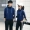 2019 bộ đồ thể thao nam giản dị áo len trùm đầu của phụ nữ quần mùa xuân và mùa thu chạy bộ đồ thể thao sinh viên - Thể thao sau quần đùi thể thao