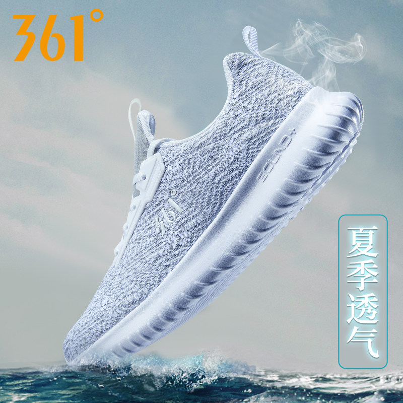361 men's shoes new 2022 student running shoes shock-absorbing mesh breathable 361-degree sports shoes men's summer casual shoes
