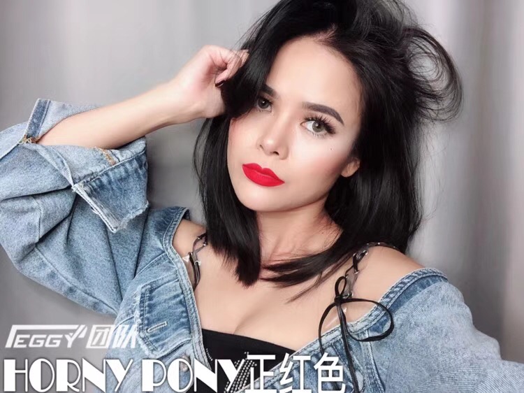 Nữ hoàng chúa HORNY PONY bộ sưu tập mới nhung mờ mờ tốt nhất son môi bóng son bóng 	son bóng l.a color	