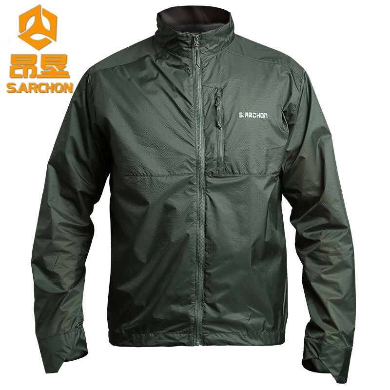 Spring Skin Clothing Men's Outdoor Light And Breathable Tactical Military Fans Sunscreen Quick Dry Sports Windwear Sunscreen