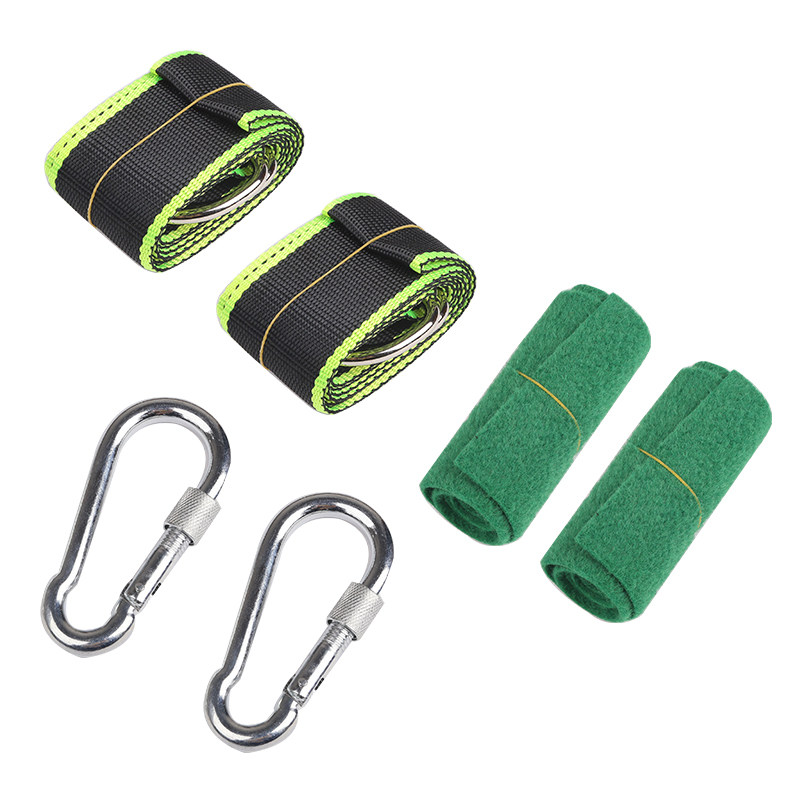The Swing set of the hammock with the extension of the rope tying tree with suspension lengthened strap abrasion-proof connection tied rope high strength polyester fiber thickened