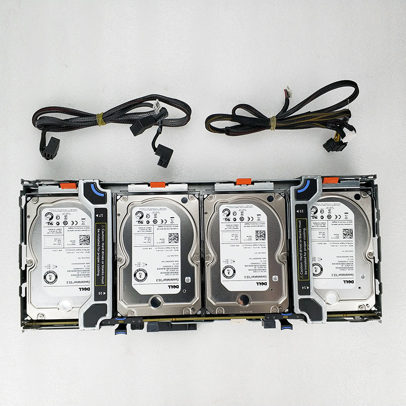 товар из китая dell r730xd机架服务器内置4盘3.5寸扩展硬盘背板 04fhr4 07tgt4