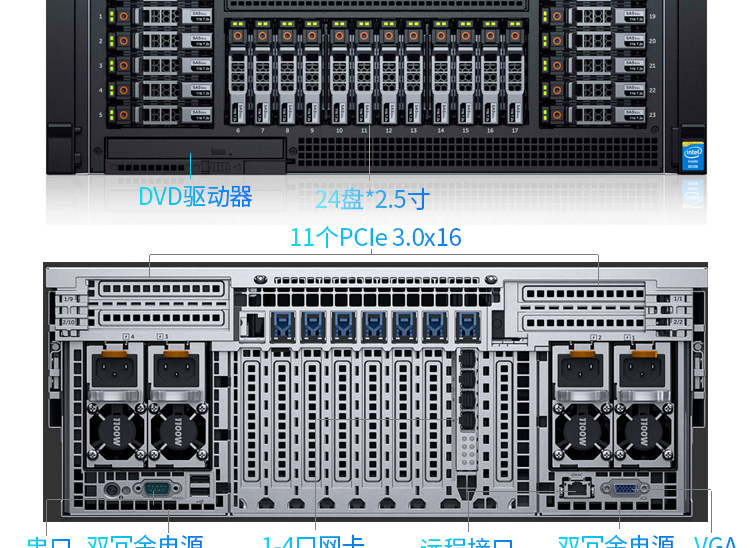 товар из китая dell戴尔r930服务器4u主机四路e7内存数据库云计算crm erp5885hv3