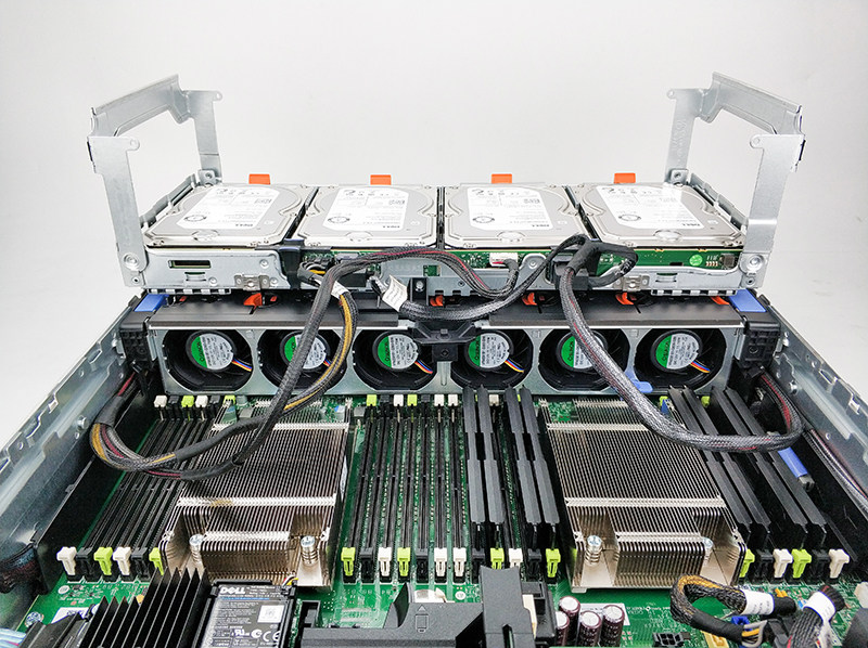 товар из китая dell r730xd机架服务器内置4盘3.5寸扩展硬盘背板 04fhr4 07tgt4